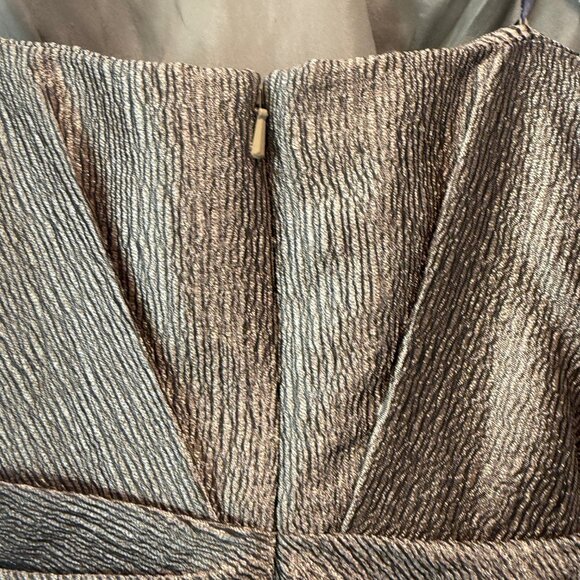 Vera Wang Lavender Label Gold Dress Size 10 NWT - Picture 6 of 15